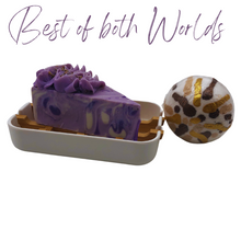 Load image into Gallery viewer, Bath Bomb and Soap Gift Set with Bamboo Dish
