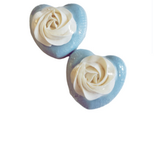 Load image into Gallery viewer, Show Your Love Aqua Spa Rose Heart Soap (1) 4oz
