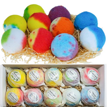 Load image into Gallery viewer, Organic Bath Bombs Gift Set 10 Pcs Eco-Friendly Gift Set
