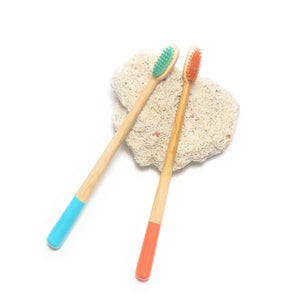 Bamboo Toothbrush Biodegradable 2 Pack