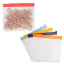 Load image into Gallery viewer, Reusable Sandwich Bags 5pk -32oz/4 Cup Capacity
